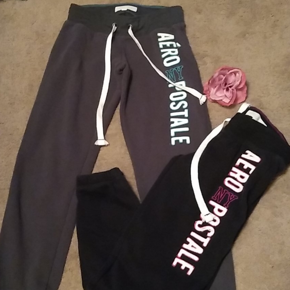 Aeropostale sweat pants 2 pairs for $10
